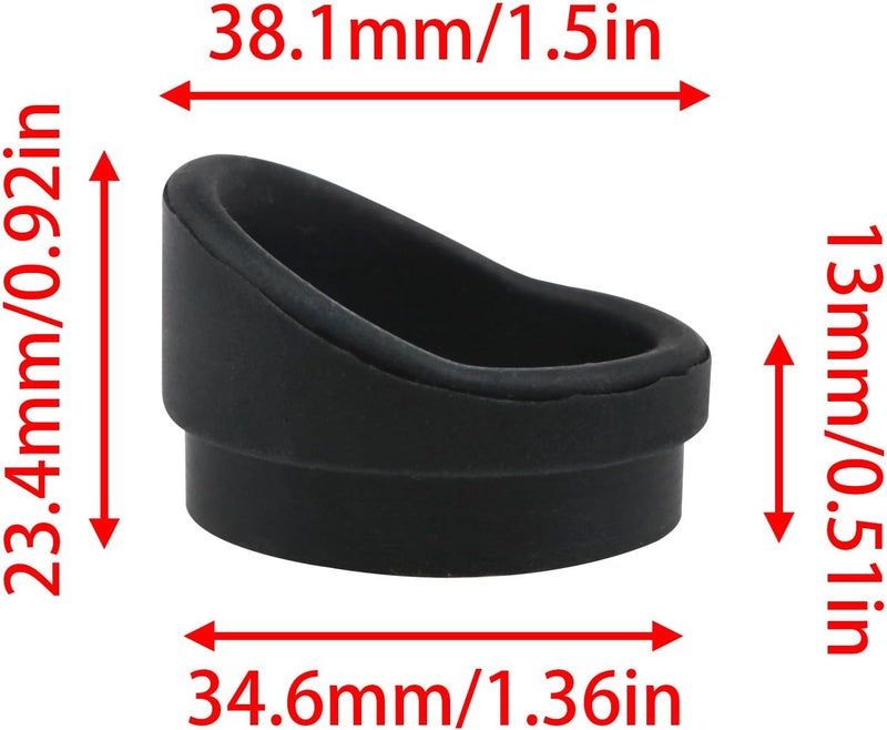 Dsjnf Binoculars Rubber Eyepiece Guard & Cover for 29-31mm Stereomicroscope, 2pcs - Image 3